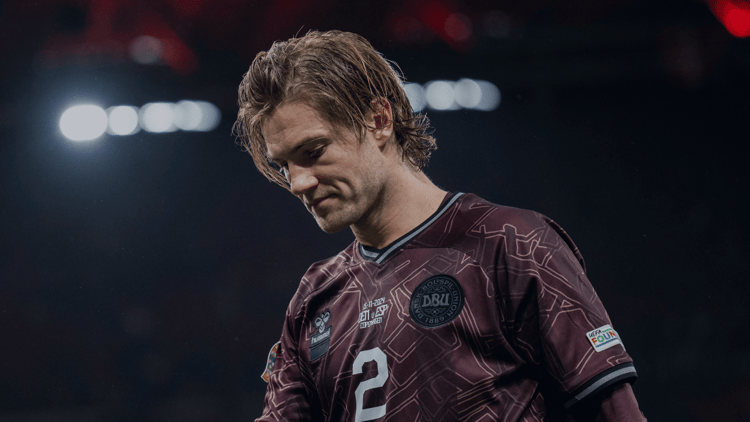 Joachim Andersen heeft 38 interlands voor Denemarken achter zijn naam staan.