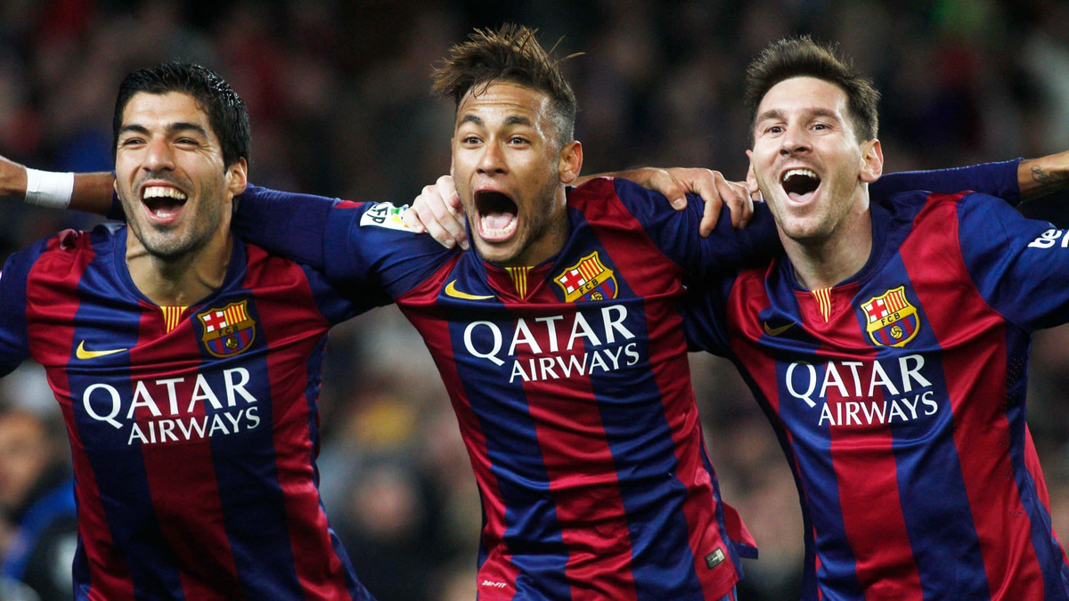 Luis Suarez, Neymar, Lionel Messi, Barcelona