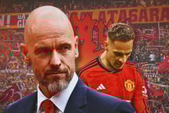 Erik ten Hag, Antony, Man Utd, Galatasaray