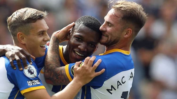 Brighton could lose Leandro Trossard, Moises Caicedo and Alexis Mac Allister (l-r.) inside the same six months.