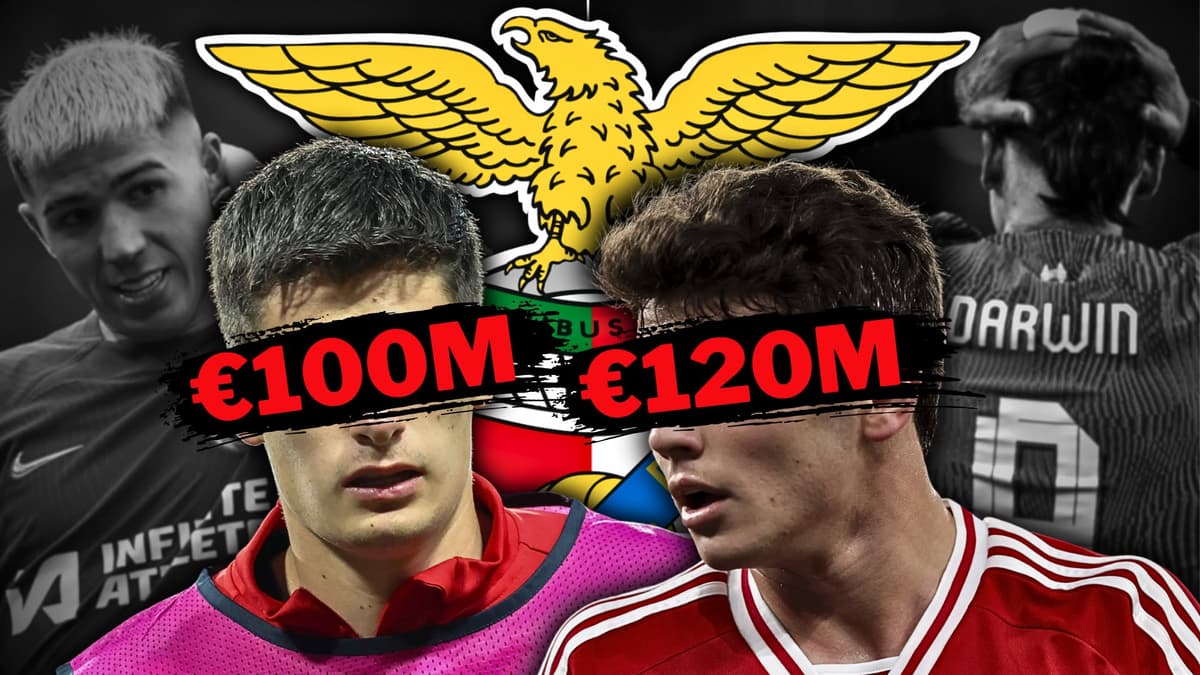 Antonio Silva, Joao Neves, Enzo Fernandez, Darwin Nunez, Benfica