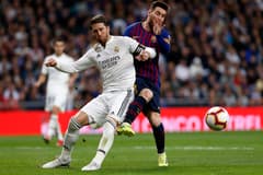 Sergio Ramos and Lionel Messi, the Clasico
