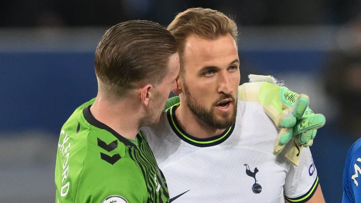 Jordan Pickford, Harry Kane, Everton, Tottenham, 2022/23
