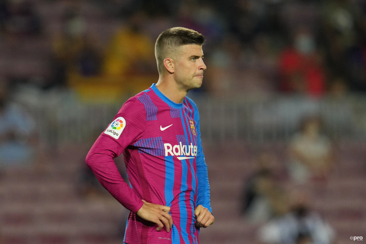 Gerard Pique bagged a goal in Barcelona's opening game of the season