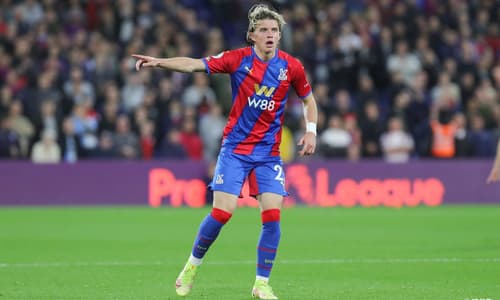Conor Gallagher playing for Crystal Palace on loan from Chelsea