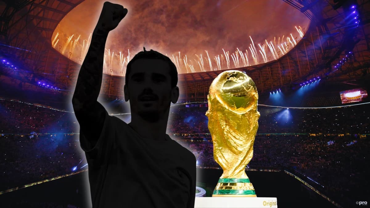 Antoine Griezmann, World Cup trophy