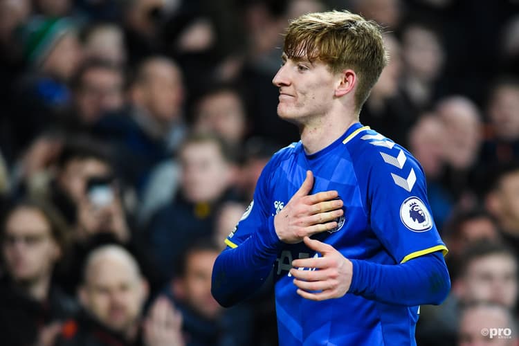 Anthony Gordon came through the Everton academy