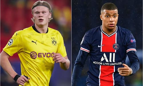 Haaland, Mbappe
