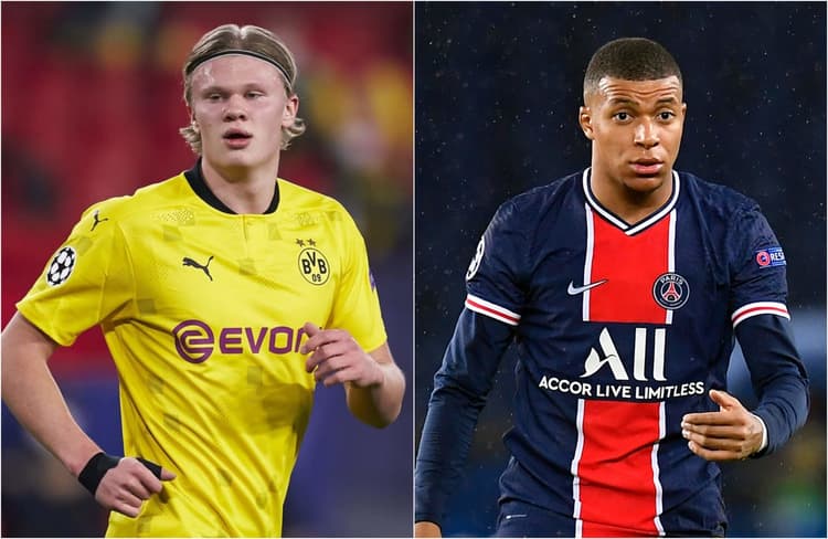 Haaland, Mbappe