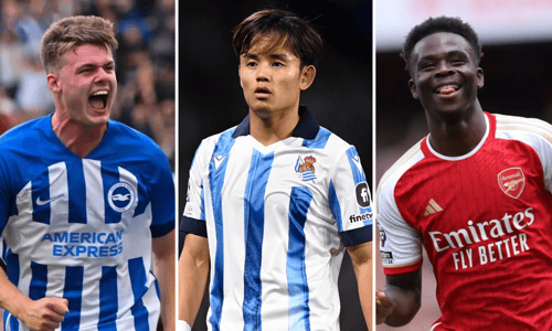 Evan Ferguson, Takefusa Kubo, Bukayo Saka
