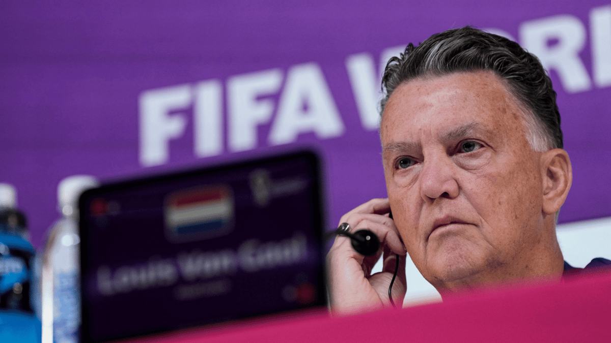 Van Gaal persconferentie WK 2022