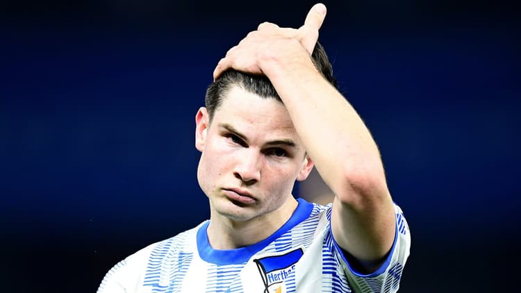 Jurgen Ekkelenkamp maakte in 2021 voor drie miljoen euro de overstap van Ajax naar Hertha BSC.