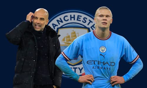 Erling Haaland, Pep Guardiola, Man City, 2022/23