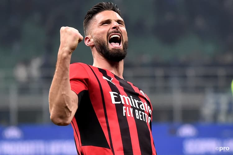 Olivier Giroud is de eerste spits van AC Milan.