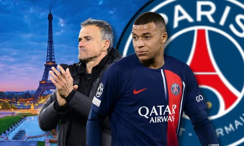 Luis Enrique, Kylian Mbappe, PSG, 2023/24