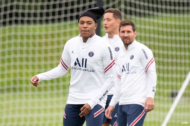 Kylian Mbappe and Lionel Messi