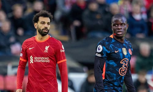 Mohamed Salah and N'Golo Kante