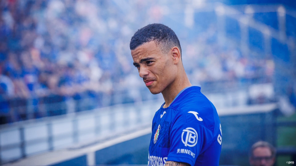 Getafe's on-loan Manchester United striker Mason Greenwood