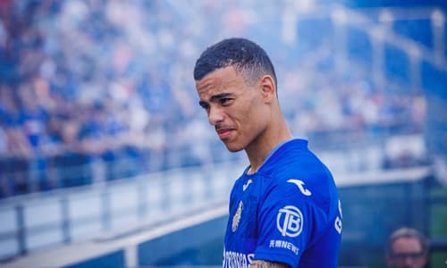 Getafe's on-loan Manchester United striker Mason Greenwood