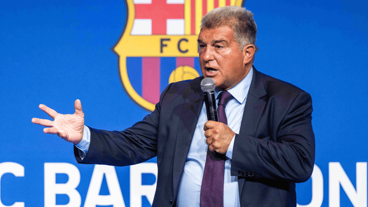 Barcelona president Joan Laporta