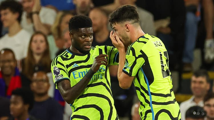 Thomas Partey and Declan Rice