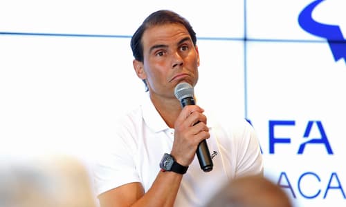 Tennis legend Rafael Nadal.