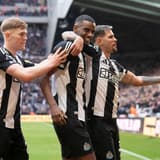 Lewis Hall, Alexander Isak, Bruno Guimaraes, Newcastle, 2024/25