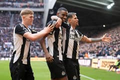 Lewis Hall, Alexander Isak, Bruno Guimaraes, Newcastle, 2024/25