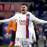 Lyon midfielder Bruno Guimaraes