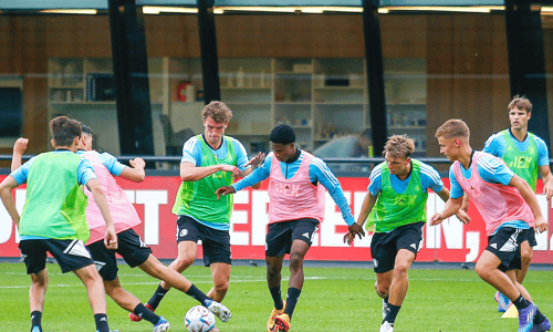 Mats Wieffer, Guus Baars, Feyenoord, Training