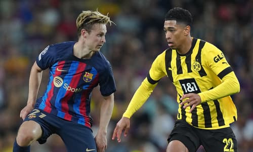 Frenkie de Jong, Jude Bellingham, Barcelona, Borussia Dortmund