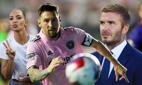 Kim Kardashian, Lionel Messi, David Beckham, Inter Miami