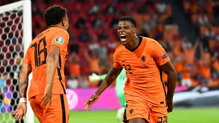  Denzel Dumfries and Donyell Malen