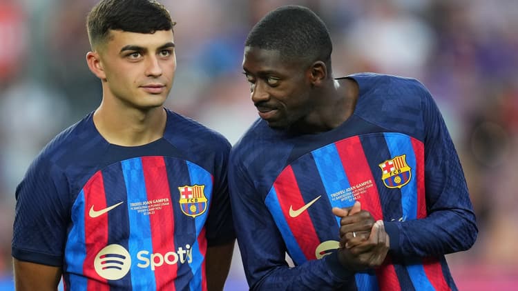 Ousmane Dembele, Pedri, Barcelona, 2022/23