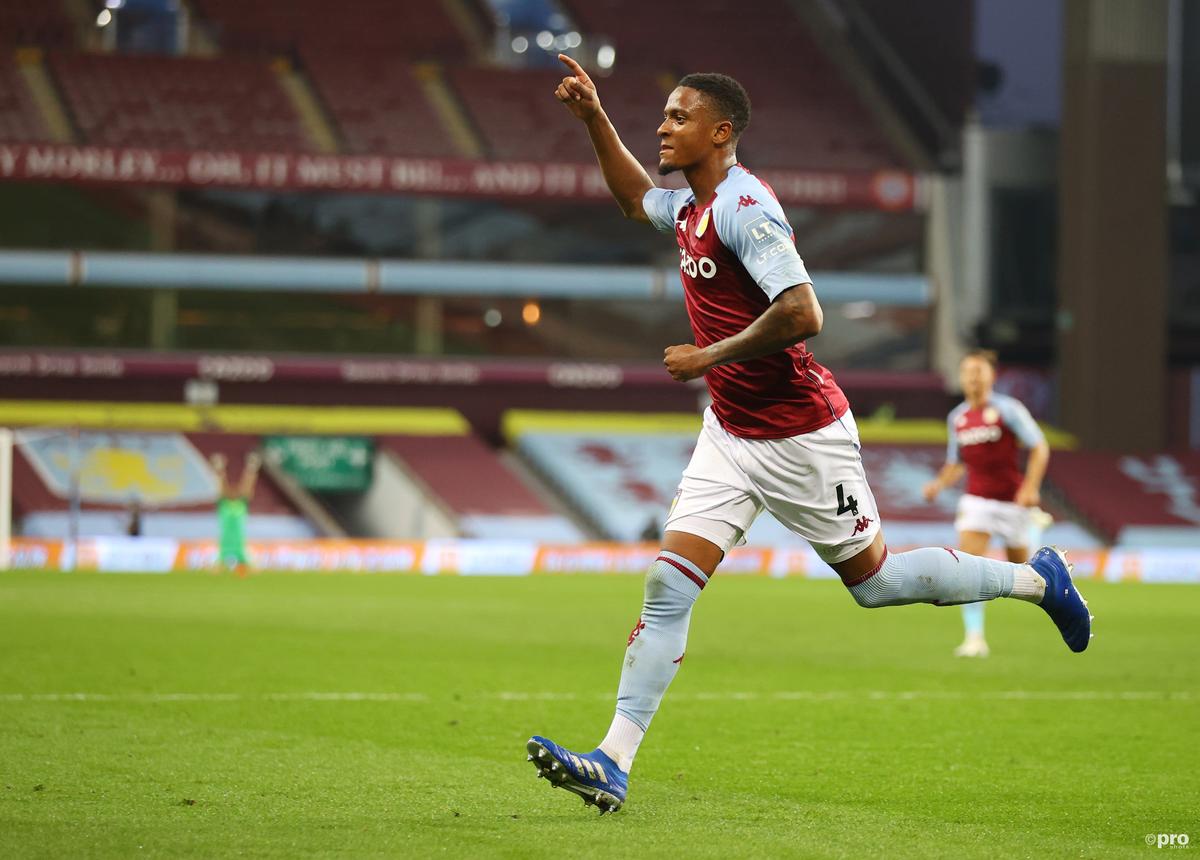 Aston Villa boss Dean Smith laughs at speculation surrounding Liverpool target Konsa
