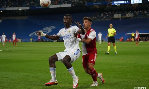 Eduardo Camavinga scored on his Real Madrid debut v Celta Vigo