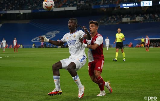Eduardo Camavinga scored on his Real Madrid debut v Celta Vigo