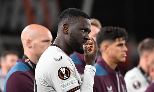 Bayer Leverkusen's Victor Boniface