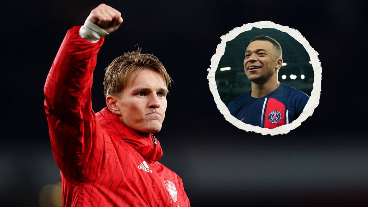 Martin Odegaard, Arsenal. Kylian Mbappe, 2023/24