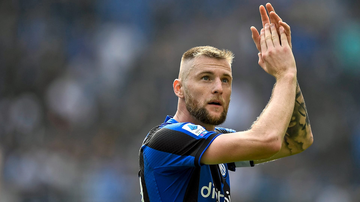 Milan Skriniar in action for Inter Milan.
