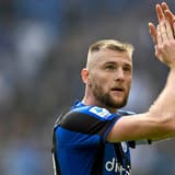 Milan Skriniar in action for Inter Milan.