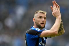 Milan Skriniar in action for Inter Milan.