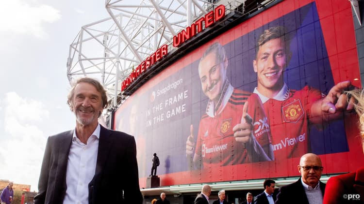 Sir Jim Ratcliffe at Old Trafford