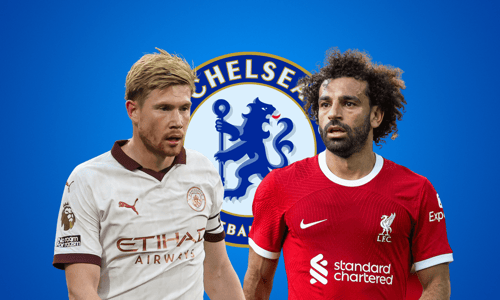 Kevin de Bruyne, Mohamed Salah, Chelsea
