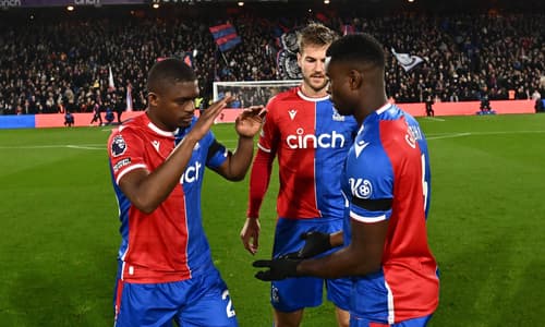 Cheick Doucoure, Joachim Andersen, Marc Guehi, Crystal Palace, 2023/24