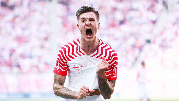 Benjamin Sesko was wanted by Arsenal this summer.