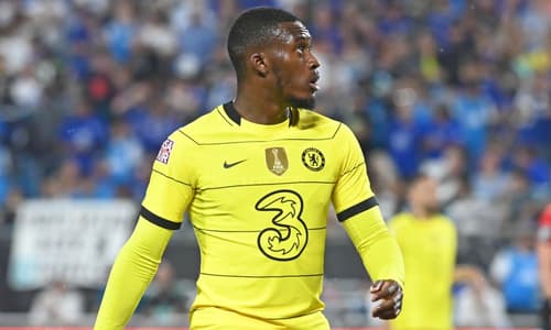 Callum Hudson-Odoi playing for Chelsea in pre-season