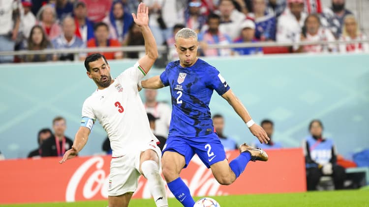 Sergino Dest speelde op het WK onder andere tegen Nederland met de Verenigde Staten.