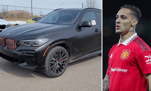 Antony, BMW X6, Manchester United
