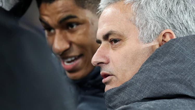 Jose Mourinho in his Manchester United days